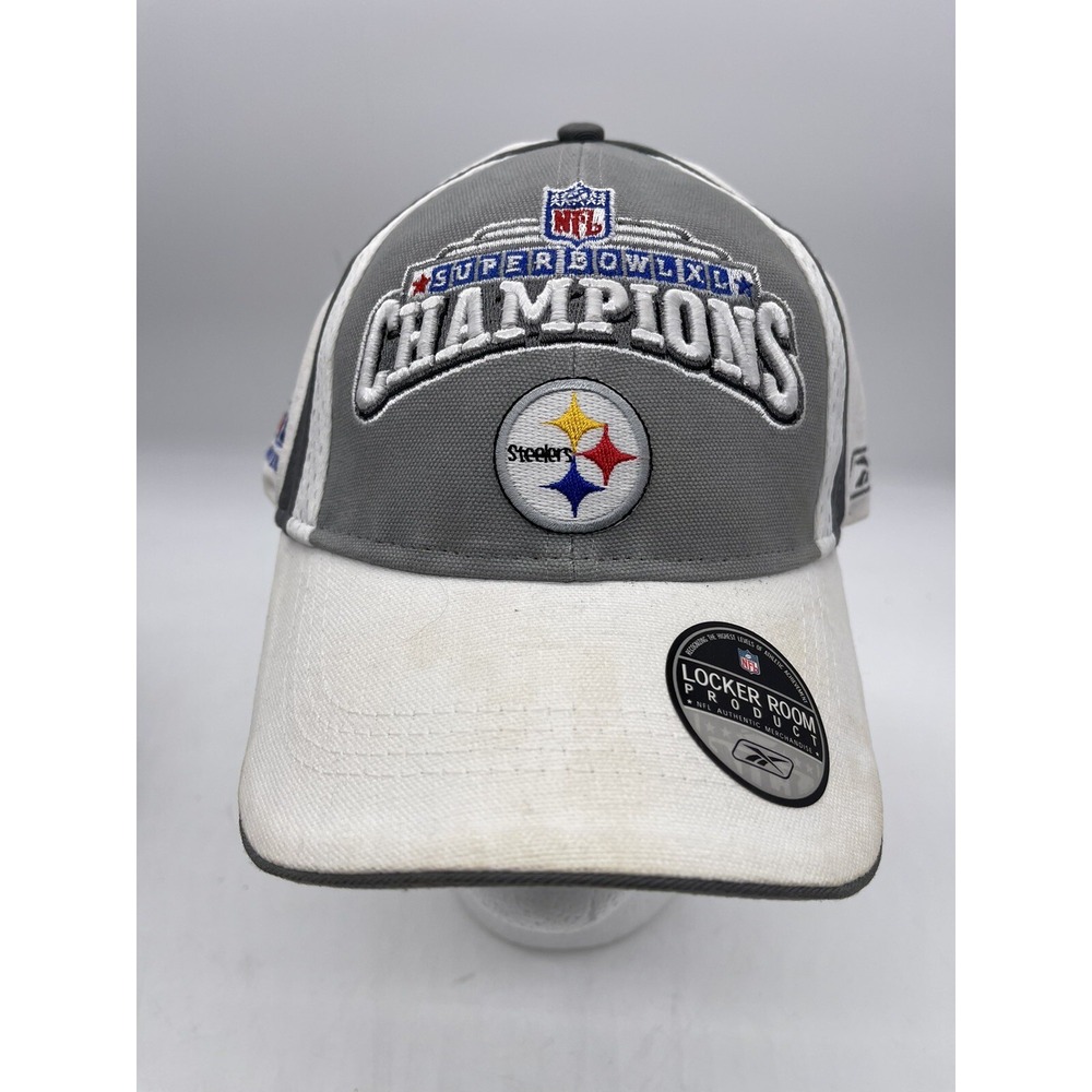 Pittsburgh Steelers Super Bowl XL Champions Locker Room Hat Reebok NWT Detroit